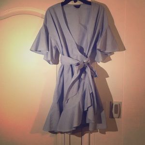 Top Shop wrap around dress, Size 6